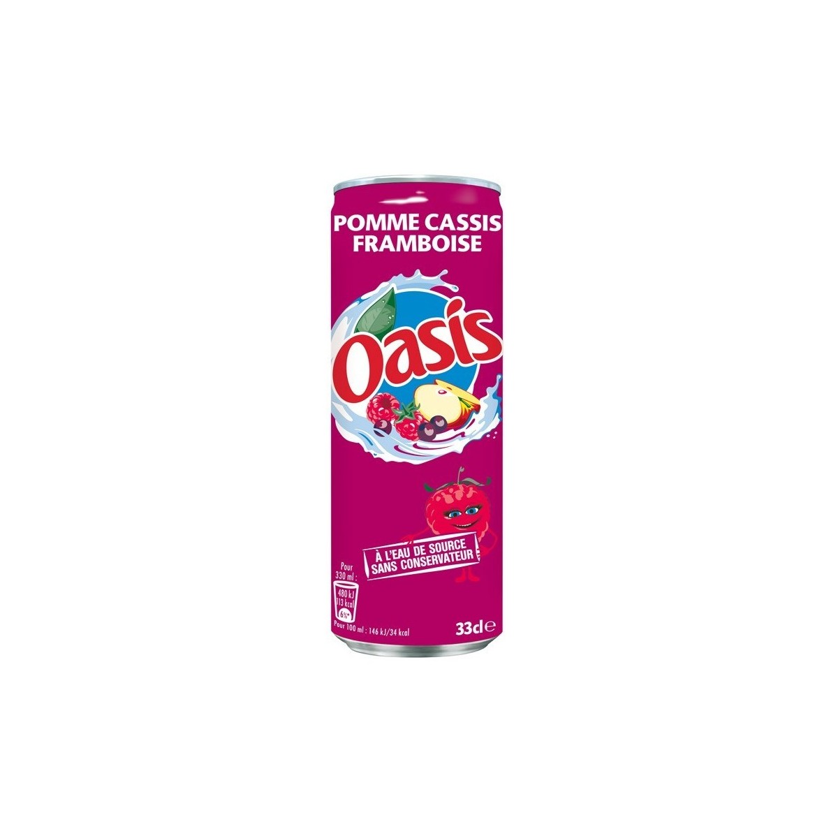 Oasis pomme cassis framboise